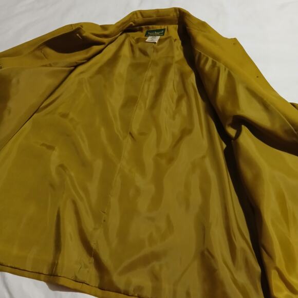 NWT Harve Benard by Benard Woltzman 22W Wool Chartreuse Fully Lined Jacket - Picture 5 of 11